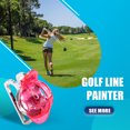thumbnail image 4 of Soidarity Marcador de línea de pelota de Golf de plástico, herramienta de alineación de ayuda de posicionamiento equilibrado para exteriores, plantilla Golf Rojo Soidarity OD002730-01B, 4 of 6