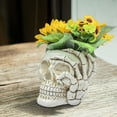thumbnail image 1 of Pots de Fleurs Réalistes Verts Ornements de Jardin Décorations d'Halloween, 1 of 5