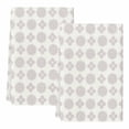 thumbnail image 2 of Vintage Bohemia Kitchen Towels Set of 2, Gray Flowers Boho Pattern Cream Absorbent Dish Towels for Kitchen, Microfiber Hand Towel, Quick Drying Tea Towel for Cleaning Decorative Dishcloths, 2 of 7