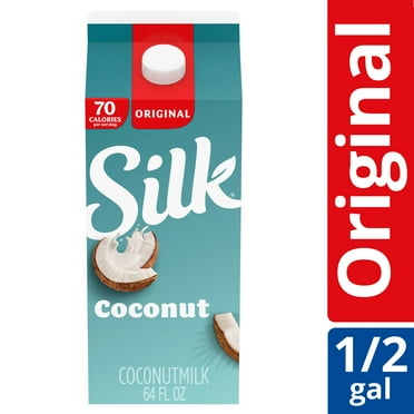 Silk Dairy Free, Gluten Free, Original Coconut Milk, 64 fl oz Half Gallon