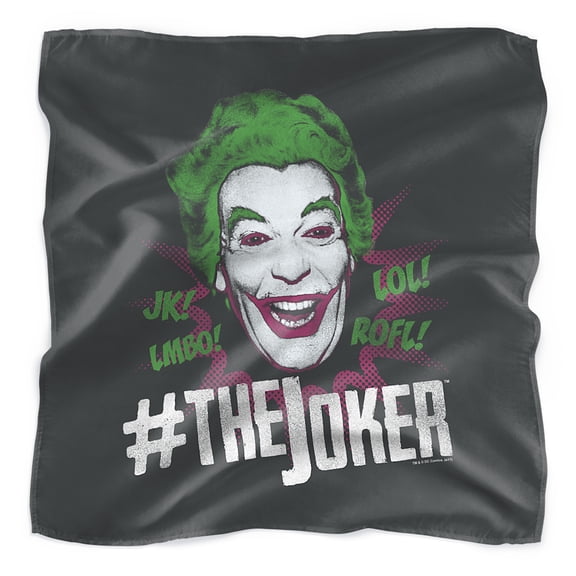 Batman Classic TV Series #Joker Bandana (21 in x 21 in)