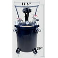 thumbnail image 6 of INTBUYING Paint Mixer Agitator Stirrer Pressure Feed Paint Mixer Pot Air Agitator Bucket with Casters 8 Gallon, 6 of 7