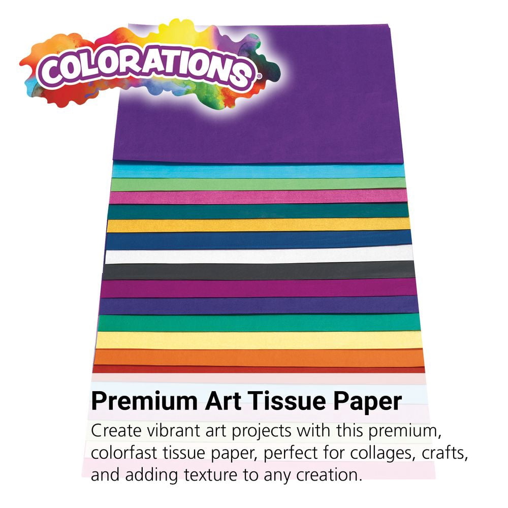 Colorations Premium Art Tissue Paper ? Colorfast, 100 Sheets