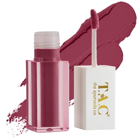 T.A.C - The Ayurveda Co. Liquid Matte Nude Lipstick, Long Lasting, Super Transfer Proof, Enriched with Vitamin E Oil and Castor Oil, 5ml