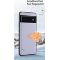 thumbnail image 5 of Pour Google Pixel 6, Étui en Cuir de Protection Antichoc pour Google Pixel 6 (Violet Clair), 5 of 5