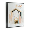 thumbnail image 3 of Stupell Industries Holy Nativity Abstract Scene Black Framed Giclee Art, design by Creative Studio, 14 x 11, 3 of 8