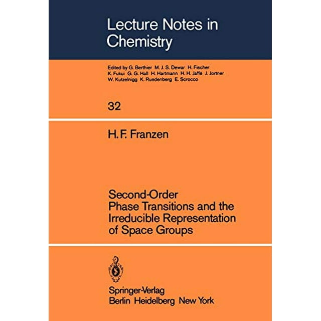Transitions de Phase de Second Ordre et Représentation Irréductible des Groupes d'Espace (Notes de Cours en Chimie)