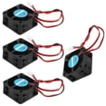 thumbnail image 3 of 3D Printer Accessories, Low Consumption Low Noise 4Pcs 3D Printer 2.4W Cooling Fan, DIY For Electric Device PC 3D Printer, 3 of 8