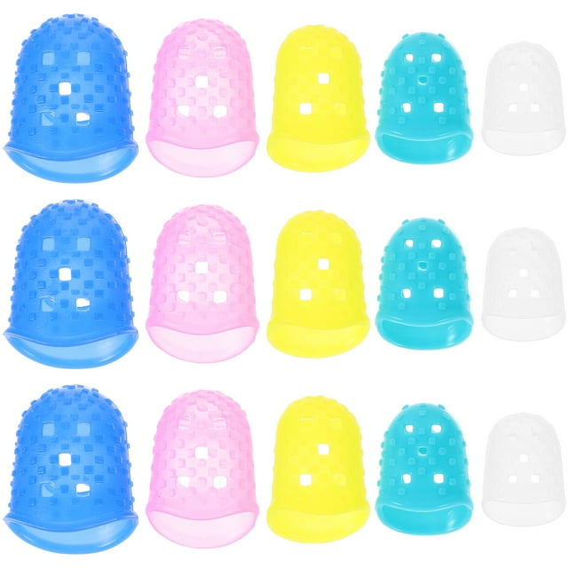 20 pcs Silicone Fingers Tips Guard Guitar Fingertip Protector Finger Covers Silicone Finger Caps