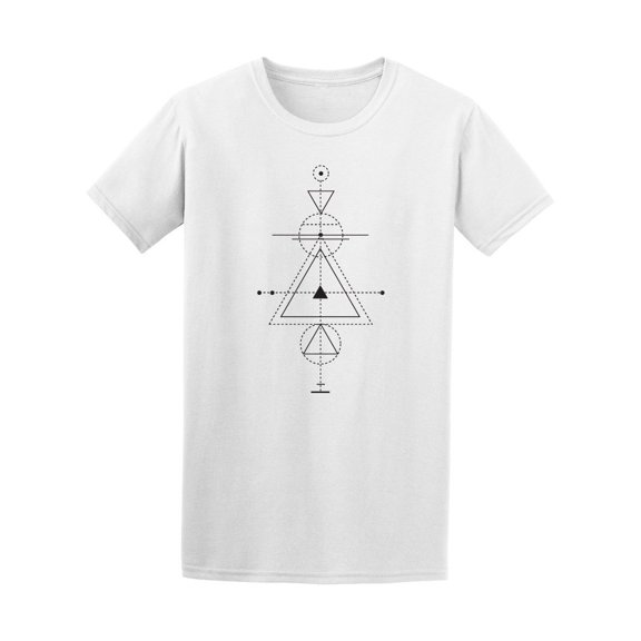 Geometric Triangle Shapes Tee Men's -Image by Shutterstock