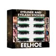 thumbnail image 2 of Neinkie 1 Box Eye Makeup Stickers Self Adhesive Simulated Realistic Lightweight Stylish Stage Accessory Plastic Eye Eyeliner Eyelash Sticker for Performance, 2 of 9