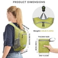 thumbnail image 2 of Mochila de senderismo G4Free ligera de 10 L/15 L, plegable e impermeable, 2 of 6