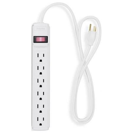 UPC: 0718103167680 | Staples 3  Cord 6-Outlet Power Strip White (22147) 398791