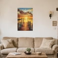 thumbnail image 3 of ZHONGYUTONG Christian Canvas Wall Art Psalm 23 Painting Bible Verses Pictures Scripture Wall Decor Inspirational Prints for Home Bedroom Decor Framed (12.00" x 18.00"), 3 of 5