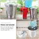 thumbnail image 2 of 2pcs Multifunctional Household Mini Desktop Pen Holder Small Trash Can Case, 2 of 4