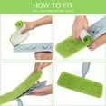 thumbnail image 3 of 6pcs Mop （Green）Replacement Pads,Microfiber Spray Mop for Spray Mops, 3 of 5