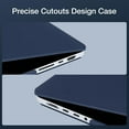thumbnail image 4 of MOSISO Case for MacBook Pro 16 inch Case 2024-2021 M4 A3403 A3186 M3 A2991 M2 A2780 M1 A2485 Pro Max, Ultra-Thin Natural Original Color Protective Plastic Hard Shell Case, Midnight Blue, 4 of 6
