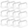 thumbnail image 1 of Neceser TISRATOK transparente para mujer y hombre, 12 unidades, color gris, 1 of 6