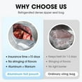 thumbnail image 6 of Reusable Aluminum Foil Sealable Storage Bags, 3 Sizes Airtight Stand Up Foil Bags for Grilling and Freezing with Zip Lock & Label for Vegetable Fruit Meat, 6 of 8