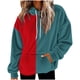 thumbnail image 2 of mfyjkho Tops Para Salir Para Mujer, Sudadera Con Capucha Y Bolsillo Para Mujer, Informal, Holgada Y De Manga Larga, De Color Liso Tops Para Salir L, 2 of 6