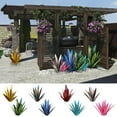 thumbnail image 2 of KCEHTA Tequila Rustic Sculpture Metal Agave Plants Outdoor Decor Tequila Themed Party Decorations Garden Yard Art Lawn Ornaments Home Decor, 2 of 6