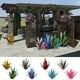 thumbnail image 1 of Xihbxyly Escultura de Planta de Tequila de Hierro, Diseño Único Artesanal, Estilo Agave con Detalles En Azul, Elegante Decoración para Jardín, Uso Interior y Exterior, 35 Cm de Altura, Arte Personali, 1 of 2