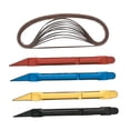 thumbnail image 1 of 20 bandas de lijado para trastes de guitarra, de óxido de aluminio, para reparación y mantenimiento de guitarras, con kit de de 4 colores., 1 of 10