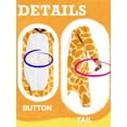 thumbnail image 3 of Giraffe Onesie Adults Unisex Animal Pajama Polyester One-Piece Sleepwear for Women and Men Small, 3 of 6