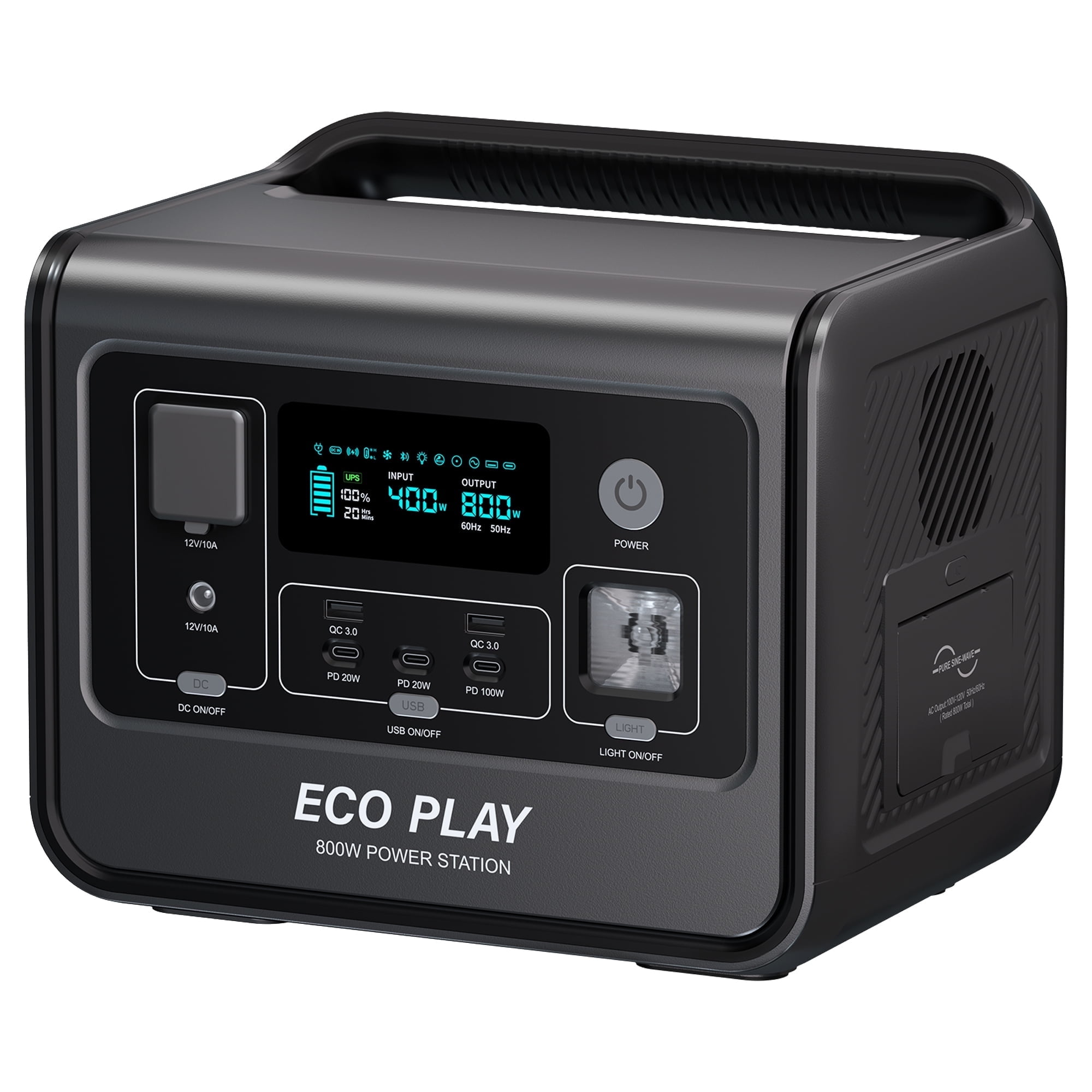 発電機・ポータブル電源 Eco Play 2400W Portable Power Station