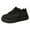 Black, variant on Platform Fashion Sneakers for Women 2025 Casual Leather Lace up Chunky Walking Flats Spring Fall Shoes