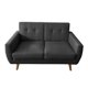 thumbnail image 1 of Love Seat Mainstays Capitonado Gris, 1 of 4