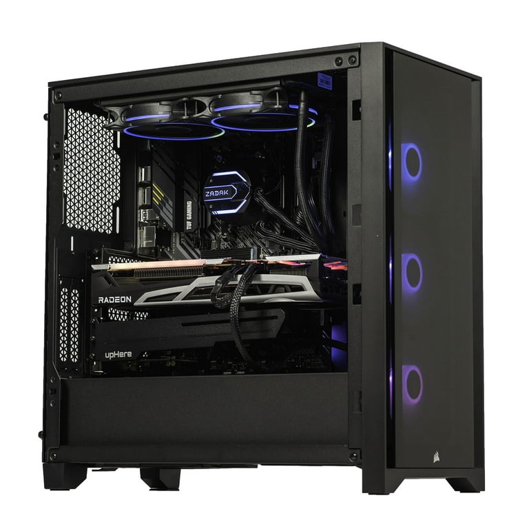 Velztorm Ballizta Custom Built Gaming Desktop PC Black AMD Ryzen 9 5950X 16 Core 128GB RAM 4TB PCIe SSD Radeon RX 6600 XT Wifi 2xUSB 3.2