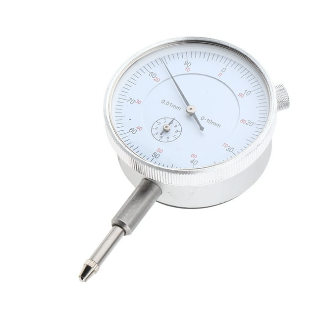 Indicador de prueba de cuadrante de precisión, herramientas de medición de 0-10 mm/0-20 mm - Plateado, 0-20 mm 0-10mm