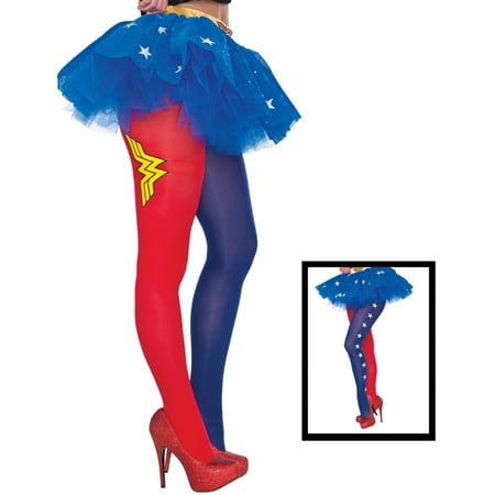 Adult's Womens DC Comics Superhero Wonder Woman Tights Costume