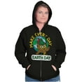 thumbnail image 3 of Woodsy Owl Make Everyday Earth Day Zip Up Hoodie Men's Women's Brisco Brands S, 3 of 6