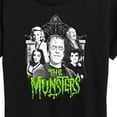 thumbnail image 3 of The Munsters - The Munsters Family Group With Grandpa And Cousin - Women's Short Sleeve Graphic Tee, 3 of 5