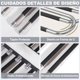 thumbnail image 5 of 4PCS Perchas Ganchos para Pantalones Ropa De 9 Niveles De Acero Inoxidable Multifuncional Perchas Plegables Antideslizantes Ahorro De Espacio Organizadores De Almacenamiento para Faldas Pantalones, 5 of 7
