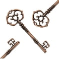 thumbnail image 3 of Juego de 20 llaves maestras extragrandes en bronce antiguo (2 estilos) - Llaves de 3 1/4", 3 of 5