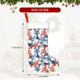 thumbnail image 4 of Salouo Red Lobster Print Christmas Stockings,Large Xmas Stocking Set of 1 Holiday and Farmhouse Stocking for Christmas Holiday Party Decoration(17.7*11 Inch), 4 of 7