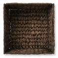 thumbnail image 6 of Casafield 12" x 12" Water Hyacinth Storage Baskets, Espresso - Set of 4 Collapsible Cube Organizers, Woven Bins for Bathroom, Bedroom, Laundry, Pantry, Shelves, 6 of 7