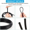 thumbnail image 2 of 1Roll 16.4 Feet Black Vacuum Hose 5/32inch(4mm) High Temperature Silicone Vacuum Tubing Hose 1/12inch Vacuum Tube Vacuum Line Kit, 2 of 8