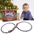 thumbnail image 3 of ziyahi Jouet de Train Ferroviaire Électrique de Noël, Ensemble de Train Ferroviaire Électrique pour Enfants, Jouets de Construction de Transport Routier, 3 of 6