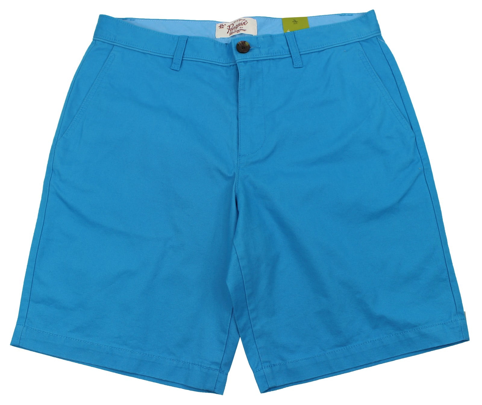 Vivid Blue Slim Fit Chino Shorts 