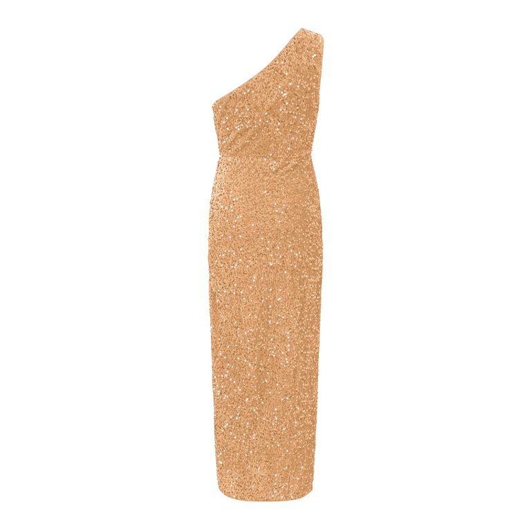 slim fit dress slacks UGIENE One Shoulder Gold Flower Cut Out Bandage Dress – PinkApple Dresses
