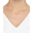 thumbnail image 2 of Women's Welry Italian-Made 1.23 mm Solid Mirror Cable Chain Necklace in 14kt Yellow Gold, 18", 2 of 3