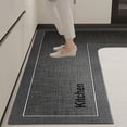 thumbnail image 3 of YiJuHui 1 Pcs Anti-Slip Corner Kitchen Rug, L-Shaped Floor Mats,Super Absorption Linen Angle Corner Mat for Home,Kitchen 120*120cm, 3 of 8