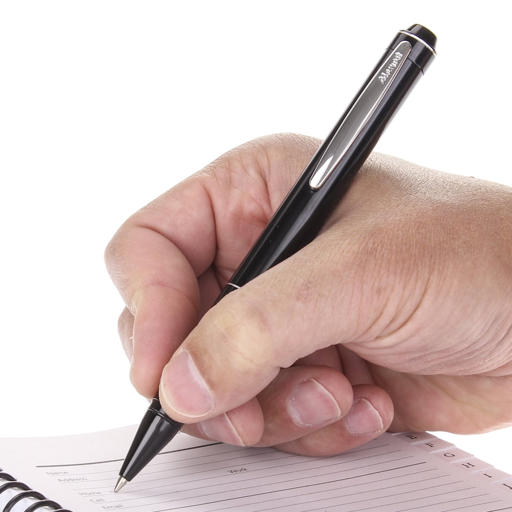 SL100 Voice Recorder Pen, Voice Activated, Small Audio Recording Device (Slimline Series)
