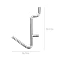 thumbnail image 2 of ifundom 5Pcs Pegboard Store Hooks V Shape for Efficient Home Organization, 2 of 8