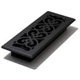 thumbnail image 1 of Decor Grates ST310 Floor Register, 3-Inch by 10-Inch, Textured Black, 1 of 9