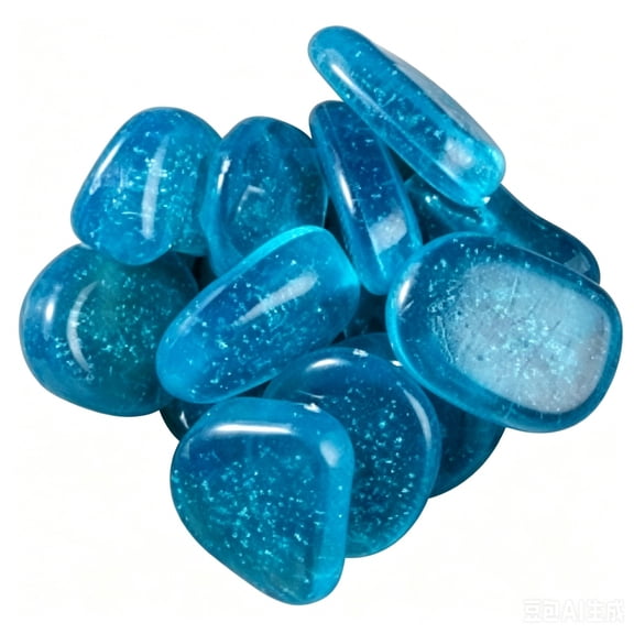 Yonrjhukm DIY Glowing Stones, Star Shaped Super Bright Luminous Pebbles for Aquarium, Garden Path, and Indoor Outdoor Decoration, Long-Lasting and Safe for All Settings